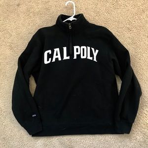 Cal poly half zip jansport sweater